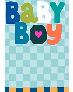 Papersalad Baby Boy Blue Checkered